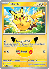 Pikachu card 2 from Pokemon TCG 30th Celebration