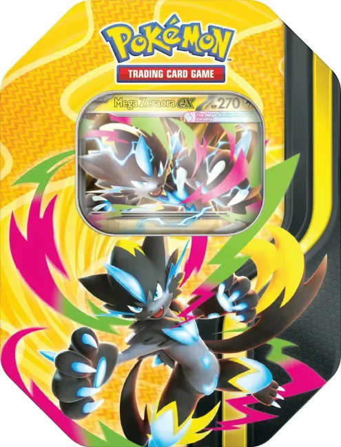 Mega Zeraora ex Mega Forces tin