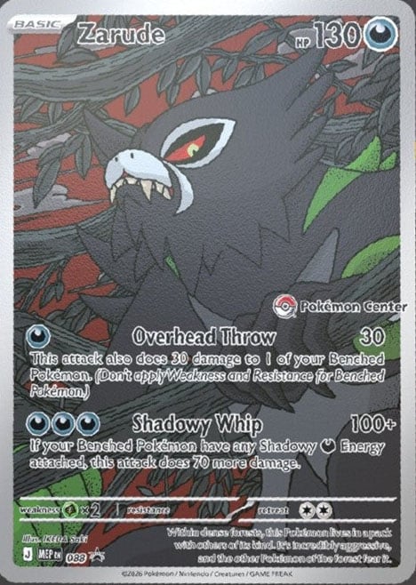 Zarude ETB Promo Illustration Rare from Pitch Black