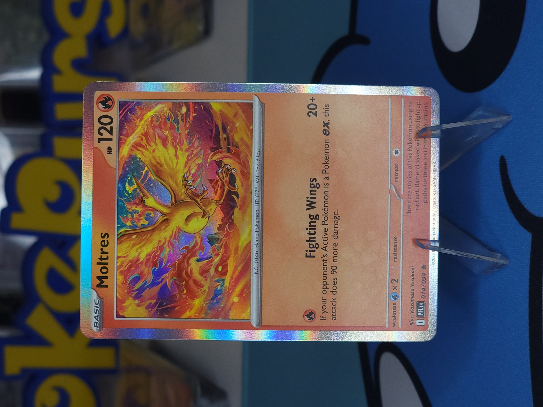 Holo Rare card showing foil finish applied to the artwork window