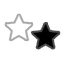 Black White Rare symbol from Black Bolt - white star then black star