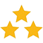 Hyper Rare rarity symbol - three gold stars