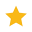 Illustration Rare rarity symbol - one gold star